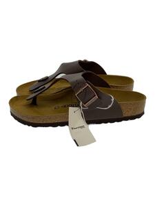 BIRKENSTOCK◆サンダル/25cm/BRW/レザー/0044701/ブラウン/茶