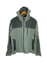 patagonia◆フリースジャケット/L/ポリエステル/GRY/25805SP13/Cedars Hoody_画像1