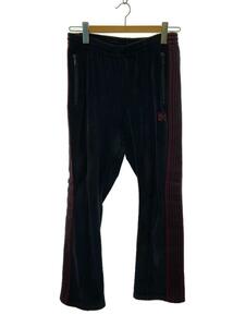 Needles◆VELOUR NARROW TRACK PANT/ボトム/S/コットン/NVY/HM231/汚れ有