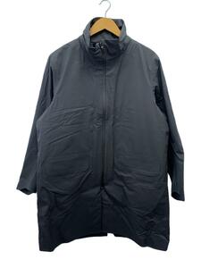 DESCENTE◆コート/L/ナイロン/GRY/無地/DAMSGC37