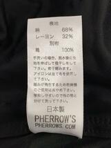 PHERROW’S◆shore-jac/ジャケット/42/コットン/BLK_画像4