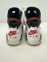 NIKE◆AIR JORDAN 6 RETRO_エアジョーダン 6 レトロ/27cm/WHT_画像6