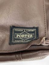 PORTER◆FREE STYLE SHOULDER BAG/ショルダーバッグ/BRW/剥がれ有/707-08211_画像5