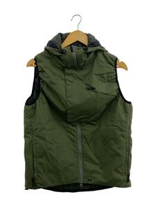 tilak◆Ventile Hood Vest/ベンタイルベスト/ベスト/S/コットン/KHK/無地