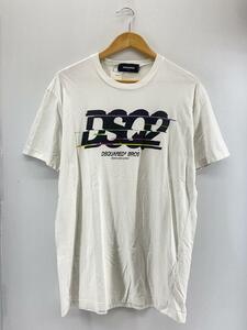 DSQUARED2◆Tシャツ/L/コットン/WHT