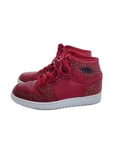 NIKE◆AIR JORDAN 1 RETRO HI PREMIUM BG/エアジョーダンレトロハイ/レッド/24cm