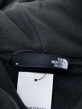 THE NORTH FACE◆FLOWER LOGO HOODIE_フラワーロゴフーディ/M/ポリエステル/BLK_画像3