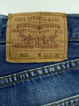 Levi’s◆ボトム/32/コットン/IDG/米国製_画像4