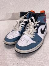 NIKE◆AIR JORDAN 1 MID SE FRLS APLA/エアジョーダン 1/ホワイト/CU2802-100/23_画像2