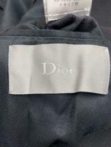 Christian Dior◆ジャケット/44/ウール/BLK/無地_画像3
