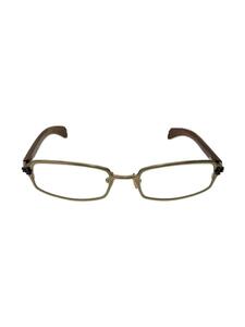 CHROME HEARTS* glasses / mahogany material // metal /GLD/CLR/ men's / wood Temple /WMH/C