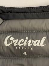 ORCIVAL◆20AW/クルーネックインナーダウン/ダウンジャケット/4/ポリエステル/GRY/20A-KW-001_画像3