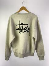 STUSSY◆スウェット/M/コットン/GRY_画像2