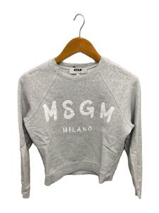 MSGM◆スウェット/XS/コットン/GRY/2741MDM89