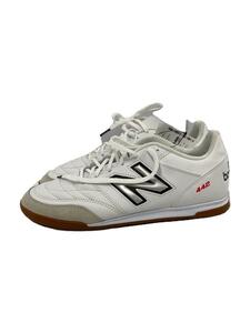 NEW BALANCE◆ローカットスニーカー/26cm/WHT/レザー/MS42IWT2