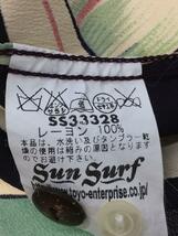 SUN SURF◆アロハシャツ/XS/レーヨン/ネイビー/総柄/SS33328//_画像5
