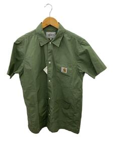 Carhartt◆S/S CREEK SHIRT/S/コットン/KHK//