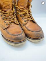 RED WING◆レースアップブーツ/US9/BRW/レザー/875_画像7