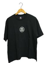 STUSSY◆Tシャツ/XL/コットン/ブラック_画像1