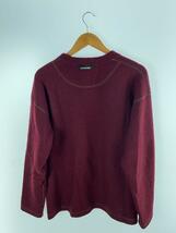 and wander◆re wool JQ crew neck/フリースジャケット/L/ポリエステル/BRD/574-3284061//_画像2