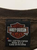 HARLEY DAVIDSON◆Tシャツ/M/コットン/BRW/プリント//_画像3