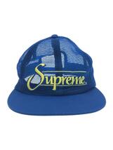 Supreme◆メッシュキャップ/FREE/ポリエステル/BLU/無地/メンズ_画像1