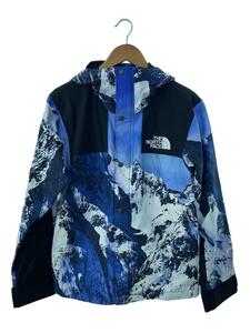 THE NORTH FACE◆MOUNTAIN PARKA/S/ナイロン/BLU/総柄//