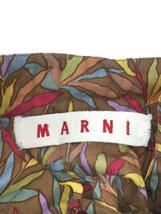 MARNI◆長袖シャツ/40/コットン/BRW/総柄_画像3