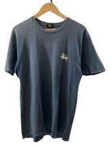 STUSSY◆Tシャツ/M/コットン/BLU/プリント//_画像1