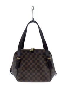 LOUIS VUITTON◆ベレムMM_ダミエ・エベヌ_BRW/PVC/ブラウン/総柄/N51174/ルイヴィトン//