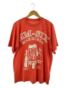 MM6◆SIX SHORT-SLEEVE T-shirt/半袖カットソー/S/コットン/オレンジ/S52GC0276//