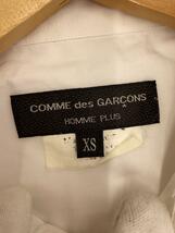 COMME des GARCONS HOMME PLUS◆長袖シャツ/XS/コットン/WHT/PS-B024//_画像3