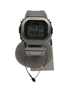 CASIO◆ソーラー腕時計・G-SHOCK/デジタル/ステンレス/SLV/SLV//