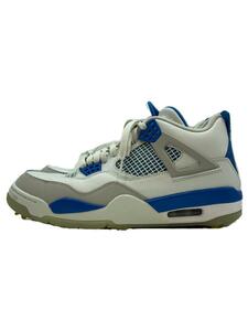 NIKE◆ハイカットスニーカー/28.5cm/BLU/CU9981-101/JORDAN 4 GOLF MILITARY BLUE