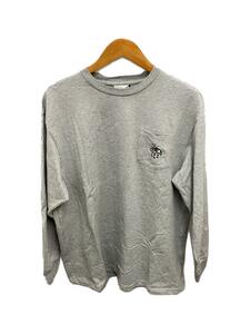 Arnold Palmer◆長袖Tシャツ/L/コットン/GRY/無地/AWXP-22AW-005