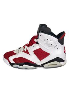 NIKE◆AIR JORDAN 6 RETRO_エアジョーダン 6 レトロ/26cm/WHT/毛玉有