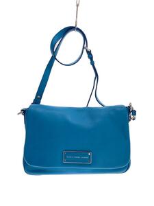 MARC BY MARC JACOBS◆ショルダーバッグ/レザー/BLU