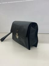 BRAUN BUFFEL/セカンドバッグ/レザー/BLK/無地_画像2