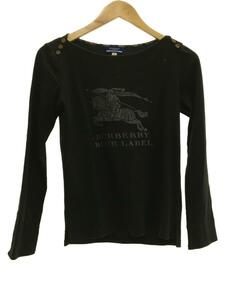 BURBERRY BLUE LABEL◆長袖Tシャツ/38/コットン/BLK