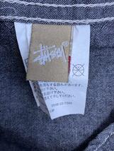 STUSSY◆長袖シャツ/M/コットン/グレー_画像4