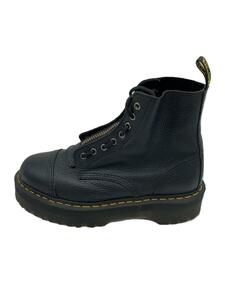 Dr.Martens◆レースアップブーツ/UK9/BLK/使用感有