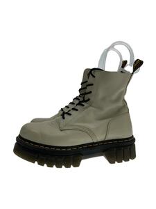 Dr.Martens◆audrick 8-eye boot/レースアップブーツ/UK10/アイボリー