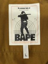 A BATHING APE◆長袖シャツ/L/コットン/CML_画像3