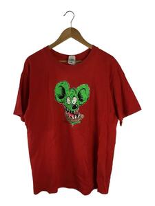 FRUIT OF THE LOOM◆Tシャツ/XL/コットン/RED//