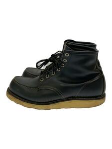 RED WING◆レースアップブーツ/US8.5/BLK/レザー/8179//