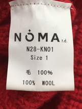 NOMA t.d.◆セーター(厚手)/1/ウール/RED_画像4