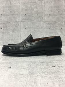 J.M.WESTON◆コインローファー/ローファー/UK6.5/BLK/レザー