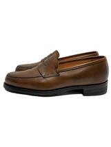 CROCKETT&JONES◆ローファー/UK6/BRW/レザー/boston2//_画像1