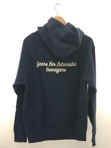 HUMAN MADE◆DUCK LOGO HOODIE/フーディー/パーカー/L/コットン/NVY/HM23CS013//_画像2