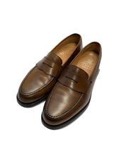 CROCKETT&JONES◆ローファー/UK6/BRW/レザー/boston2//_画像2